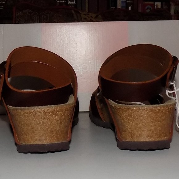 New Birkenstock Papillio Lola cognac leather - Picture 6 of 14